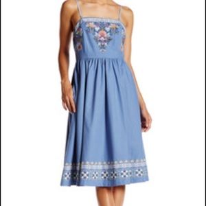 Champagne and Strawberry dress